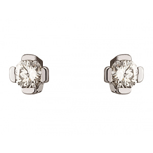 Золотые серьги с бриллиантами (01-200547172) фотография