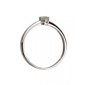 Золота каблучка з діамантом (01-200805872) фотографія