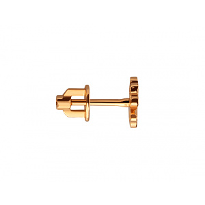 Золоті сережки з фіанітом (цирконієм куб.) (01-200807472) фотографія