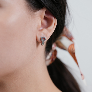 Золоті сережки  (2с-147) фотографія