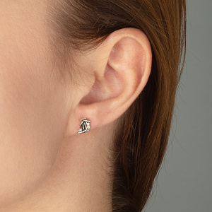 Золотые серьги  (2б_с-243) фотография