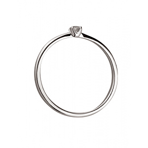 Золотое кольцо с бриллиантом (01-200438273) фотография