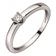 Золотое кольцо с бриллиантом 01-200449073 фотография 1