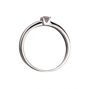 Золотое кольцо с бриллиантом (01-200449073) фотография