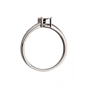 Золота каблучка з діамантами (01-200523173) фотографія