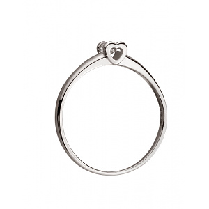 Золота каблучка з діамантом (01-200547173) фотографія