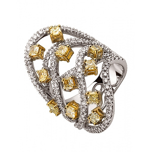 Золота каблучка з діамантами (01-200563573) картинка Золота каблучка з діамантами (01-200563573) фотографія