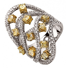 Золотое  кольцо с бриллиантами (01-200563573) Золотое  кольцо с бриллиантами (01-200563573)