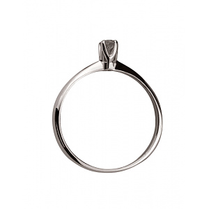 Золота каблучка з діамантом (01-200755473) фотографія