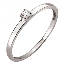 Золотое кольцо с бриллиантом (01-200781073)