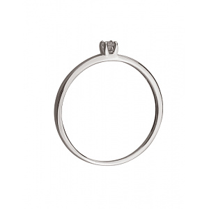 Золотое кольцо с бриллиантом (01-200781073) фотография