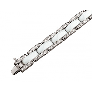 Золотой  браслет с бриллиантами (01-200838273) фотография