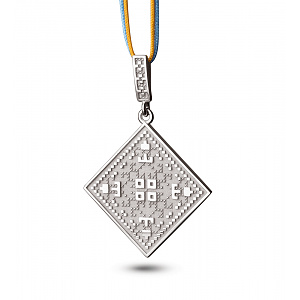 Золотой кулон «Мудрість» (2б_п-243) фотография