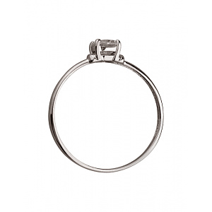 Золота каблучка з цирконієм куб. (01-200523174) фотографія