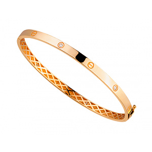 Золотий браслет з фіанітом (цирконієм куб.) (01-200745974) фотографія