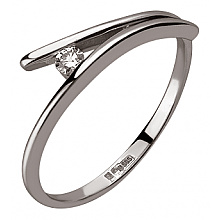 Золотое кольцо с бриллиантом (01-200816074)