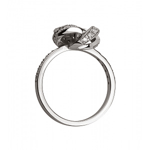 Золотое кольцо с бриллиантами (2б_к-270) фотография