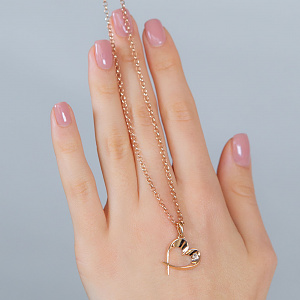 Золотий кулон  (1б_п-065) фотографія