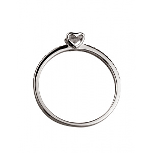 Золота каблучка з цирконієм куб. (01-200358775) фотографія