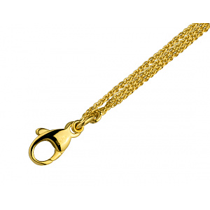 Золотое  колье с бриллиантами (01-200426875) фотография