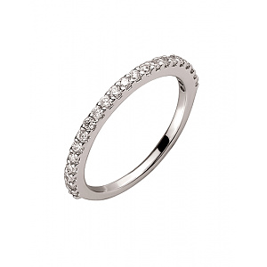 Золота каблучка з цирконієм куб. (01-200492275) фотографія