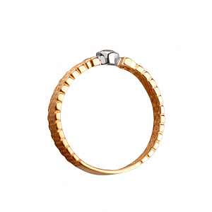 Золота каблучка з діамантом (01-200563575) картинка Золота каблучка з діамантом (01-200563575) фотографія