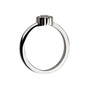 Золотое кольцо с бриллиантами (2б_к-055) фотография