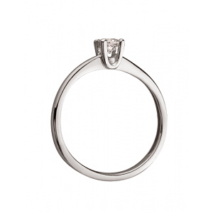 Золота каблучка з діамантом (01-200542676) фотографія