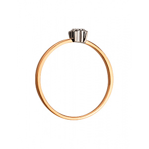 Золота каблучка з діамантами (01-200563576) картинка Золота каблучка з діамантами (01-200563576) фотографія