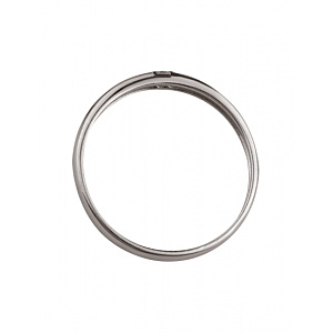 Золота обручка з діамантом (01-200745976) фотографія