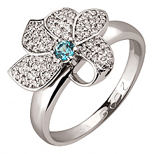 Золота каблучка з діамантами (01-200858076)