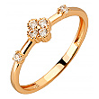 Золота каблучка з фіанітом (цирконієм куб.) 01-200858176 фотографія 1