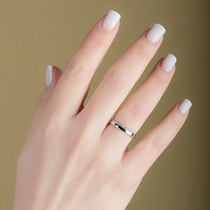 Золота обручка з діамантами (2б_к-308) фотографія