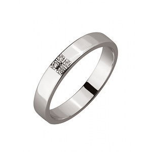 Золотое кольцо с бриллиантами (01-18754977) фотография