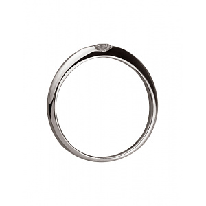 Золотое кольцо с бриллиантом (01-200182677) фотография