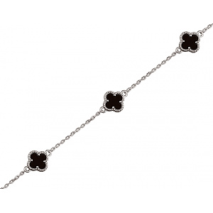 Золотий браслет з цирконієм куб. (01-200542777) фотографія