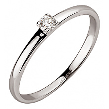 Золота каблучка з діамантом (01-200633377)