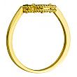 Золотое кольцо с фианитом (цирконием куб.) 01-200749377 фотография 2