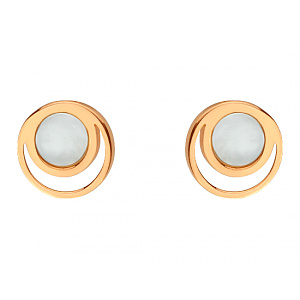 Золоті сережки з перламутром (01-200766277) фотографія