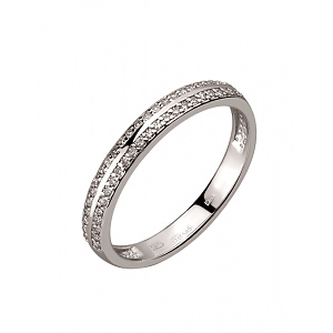 Золотое кольцо с бриллиантами (01-200807577) фотография