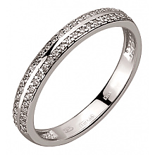 Золотое кольцо с бриллиантами (01-200807577)