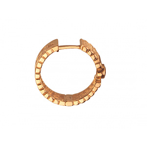 Золоті сережки з фіанітом (цирконієм куб.) (01-200810777) фотографія