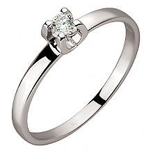 Золота каблучка з діамантом (01-200845077)