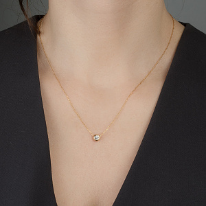 Золотое колье  (1н083/01б) фотография