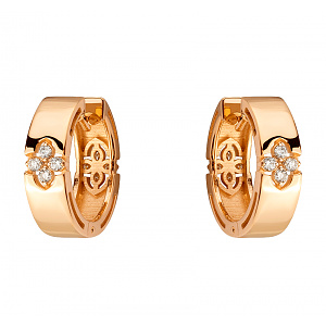 Золотые серьги с бриллиантами (1б_с-281) фотография