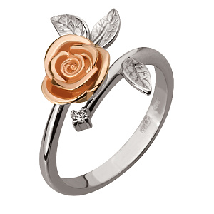 Золота каблучка  (4б_к-120) фотографія