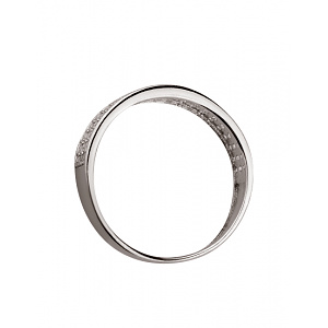 Золота каблучка з цирконієм куб. (01-19171478) фотографія