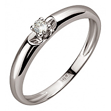 Золота каблучка з діамантом (01-200742478)