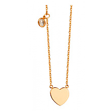 Золоте кольє з фіанітом (цирконієм куб.) (01-200845178)