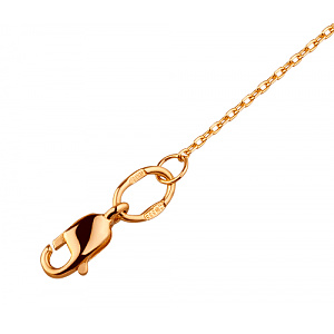 Золоте кольє з фіанітом (цирконієм куб.) (01-200845178) фотографія